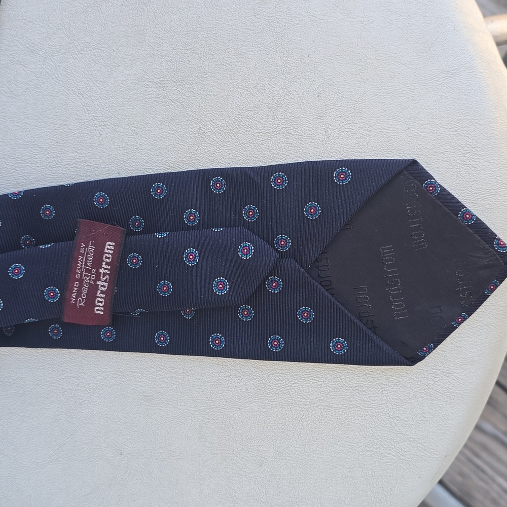 Robert Talbott Hand Sewn Black Patterned Men's Ti… - image 3